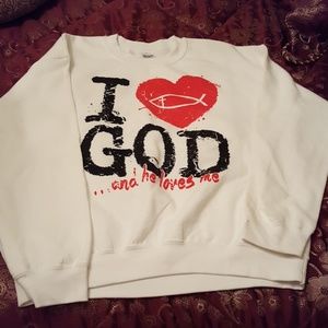 Unisex large sweatshirt fleece